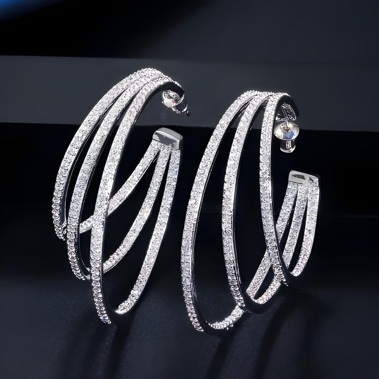 Roux Designer Hoop Earrings