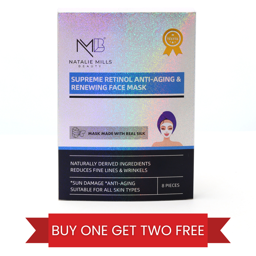 Supreme Retinol Anti-Aging & Renewing SILK Face Mask - Box of 8