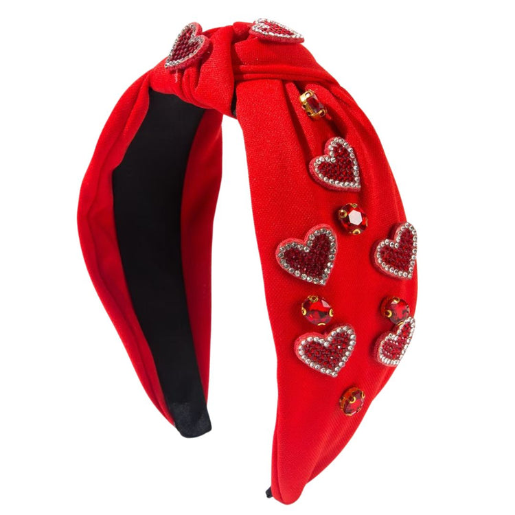 Esme Valentine Headband in Red