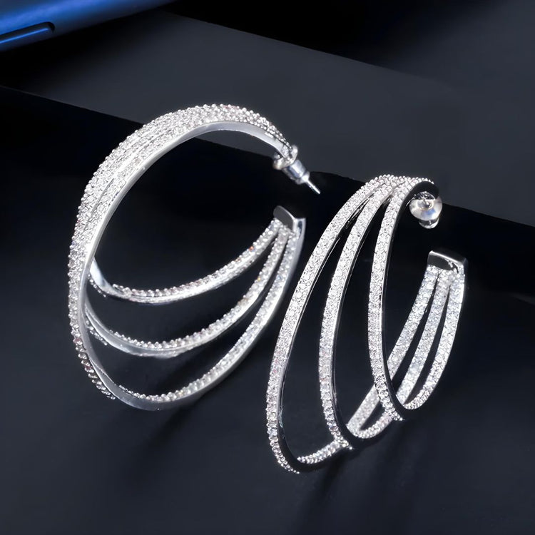 Roux Designer Hoop Earrings