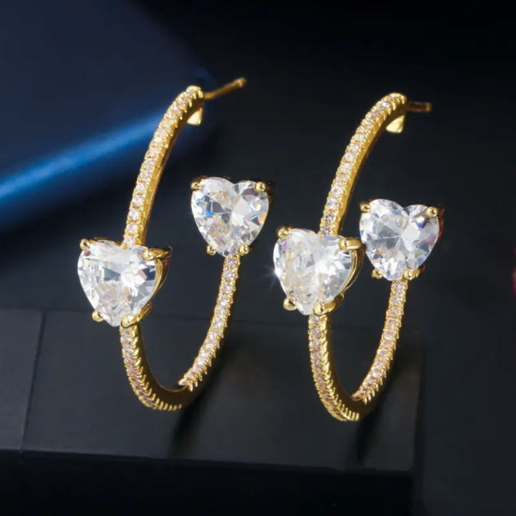 Enslee Designer Hoop Earrings