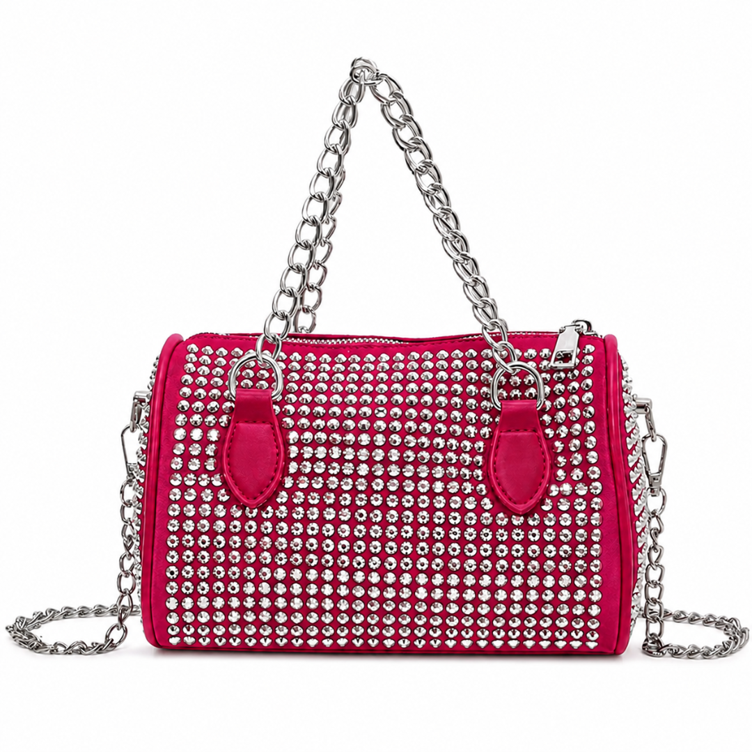 Funli Handbag in Dark Pink