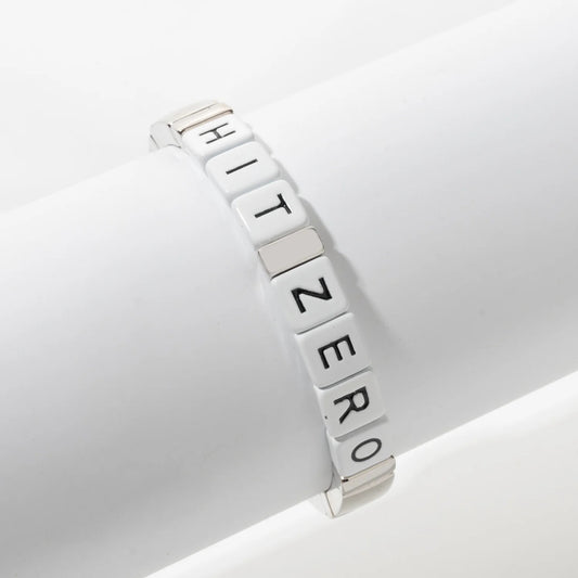 Hit-Zero-Einzelarmband aus Silber