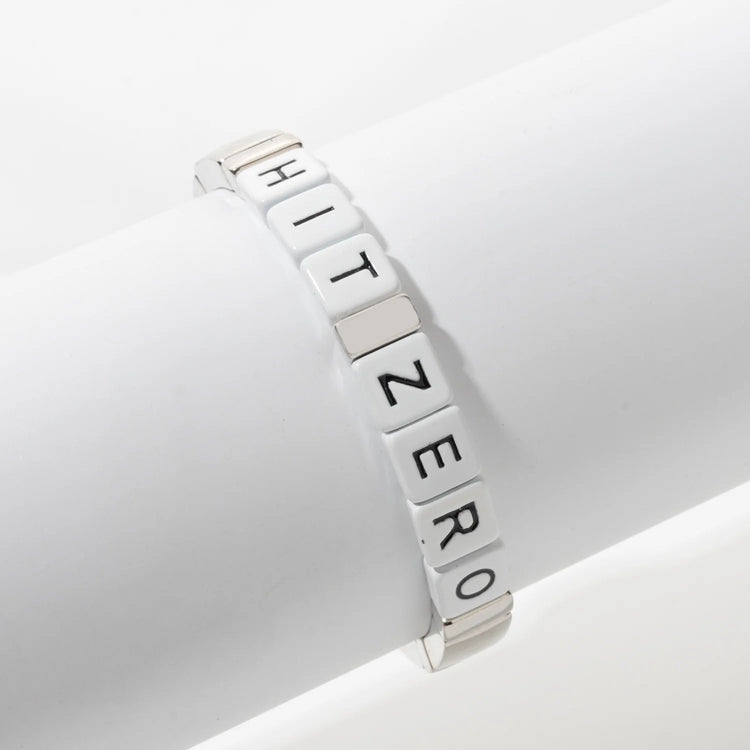 Hit Zero Single Silver Bracelet