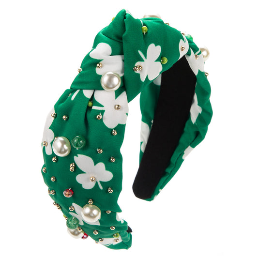 Aine St. Patrick's Headband in Green