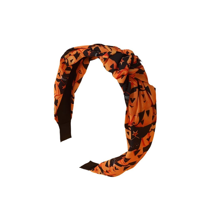 Stella Halloween Designer Headbands in Orange & Black