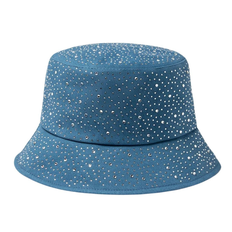 Ebony Bucket Hat in Blue