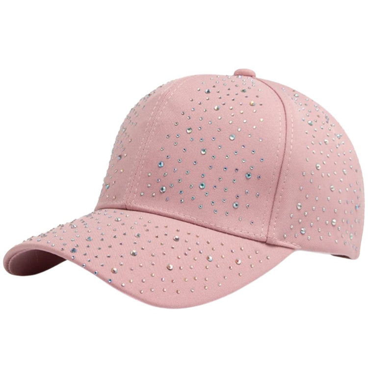 Ebony Crystal Hat in Pink