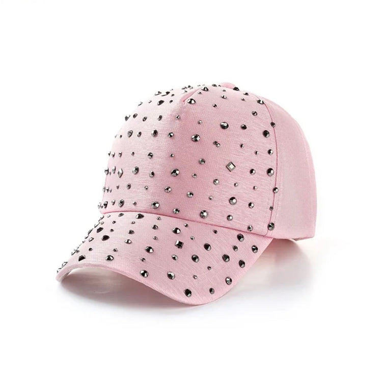 Bray Crystal Hat in Pink