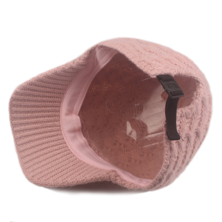 Elsa Winter Baseball Hat with AB Crystals in Pink