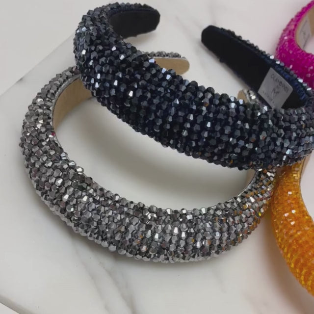 Load video: Iris Glamband in Dark Pink