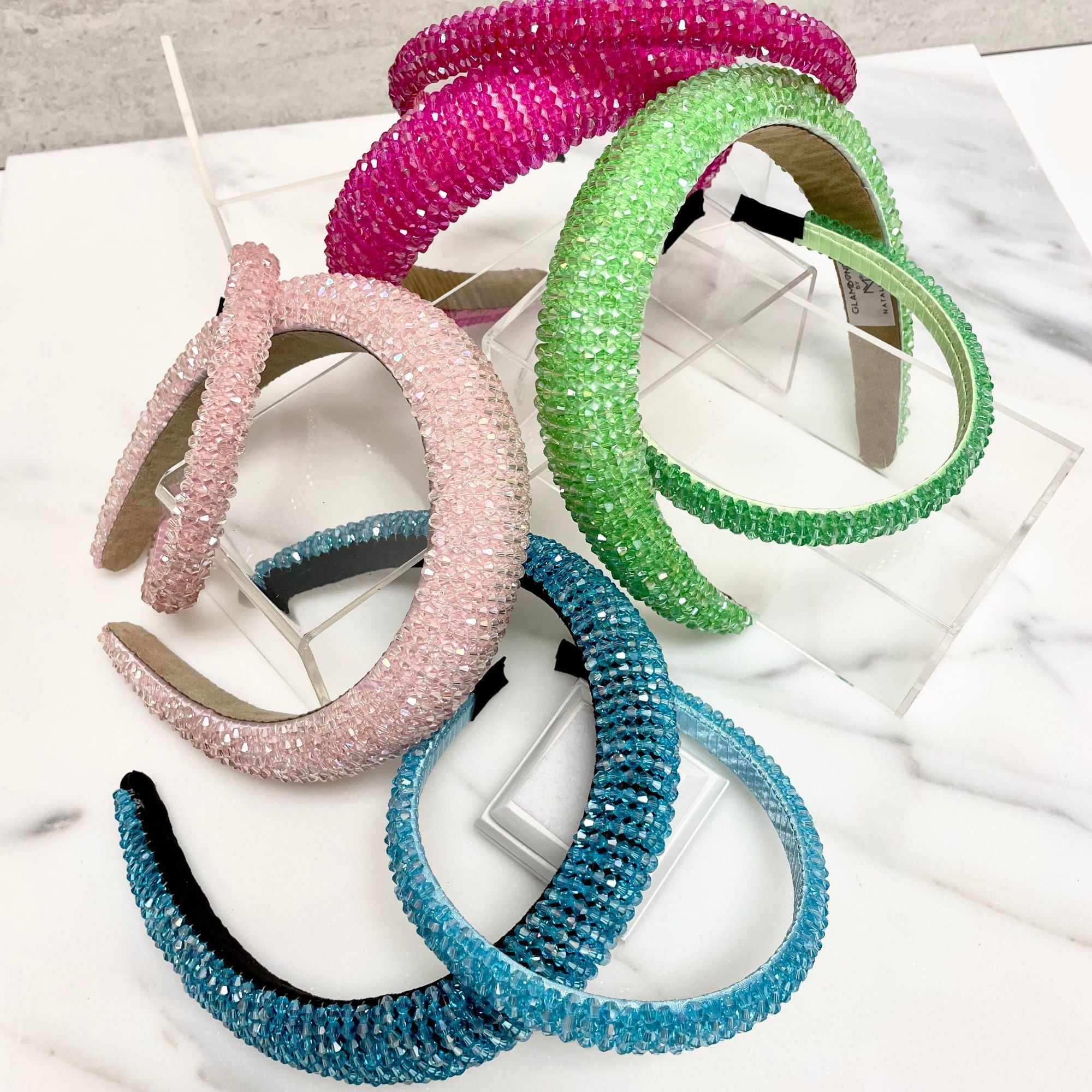 Iris Glamband in Turquoise