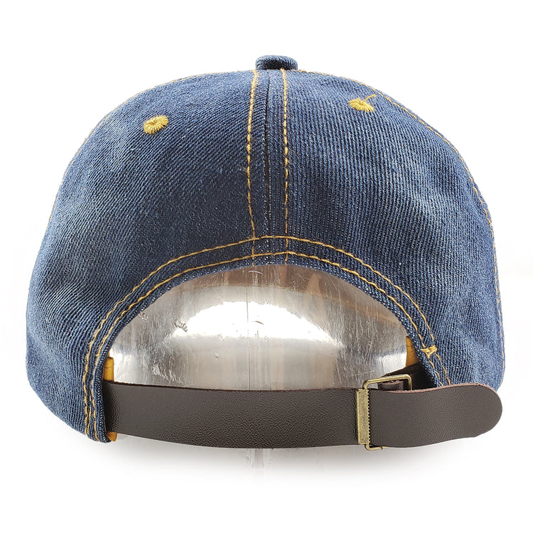 Betsy USA Hat in Washed Denim