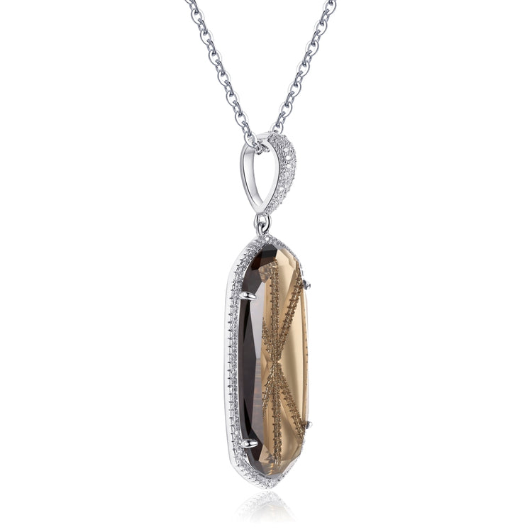 Audra Pendant with Bronze Crystal