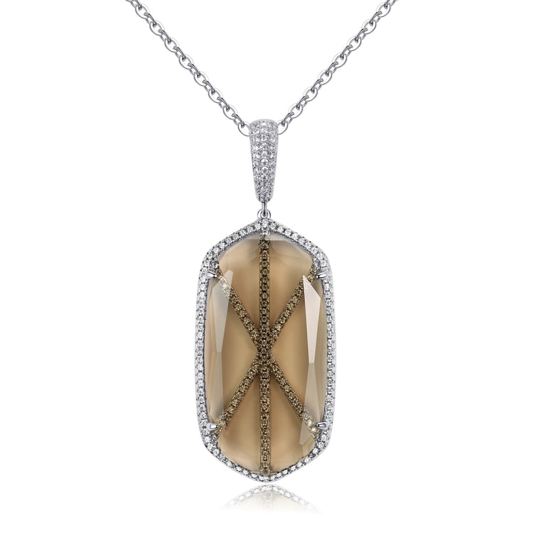 Audra Pendant with Bronze Crystal