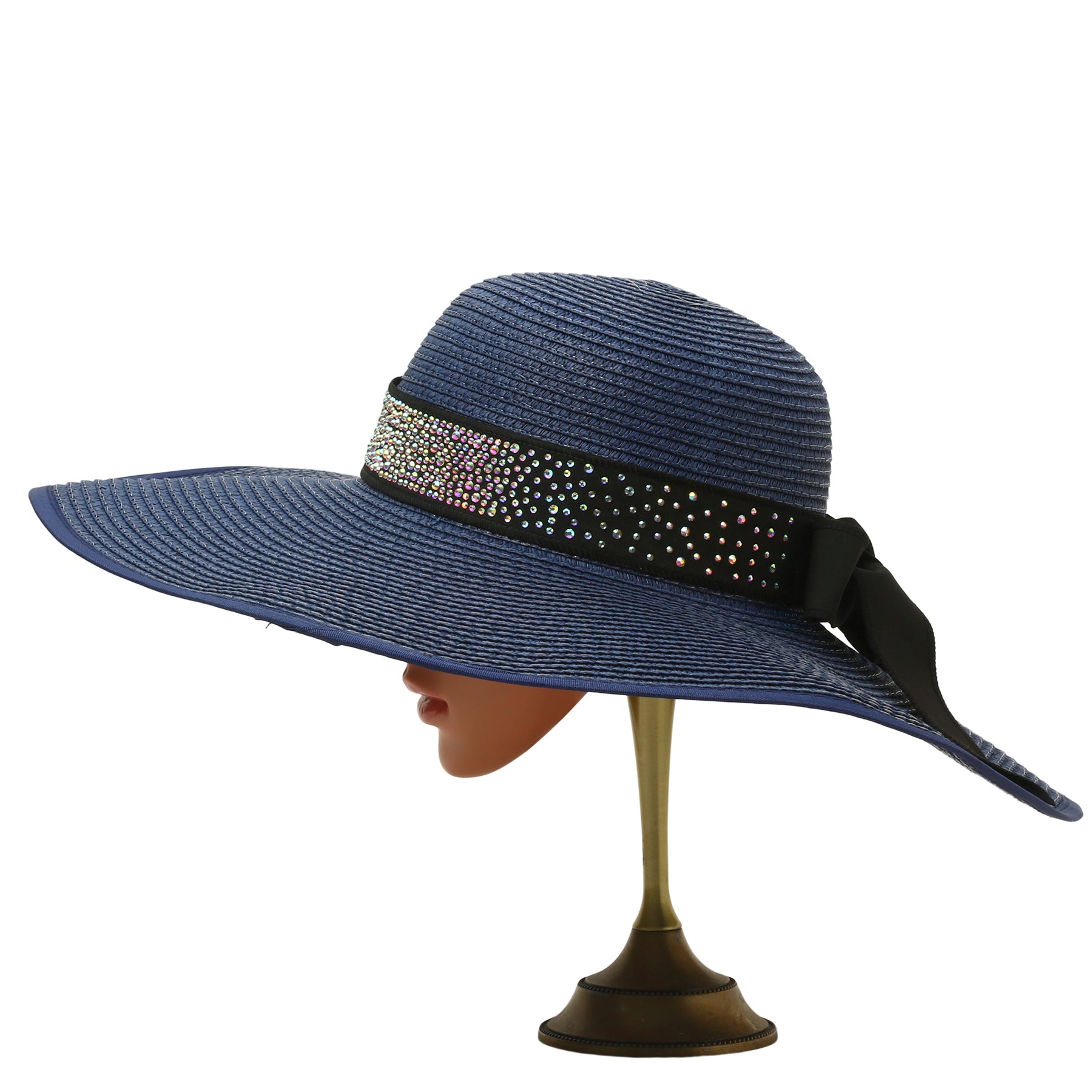 Kate Designer Beach Hat in Navy