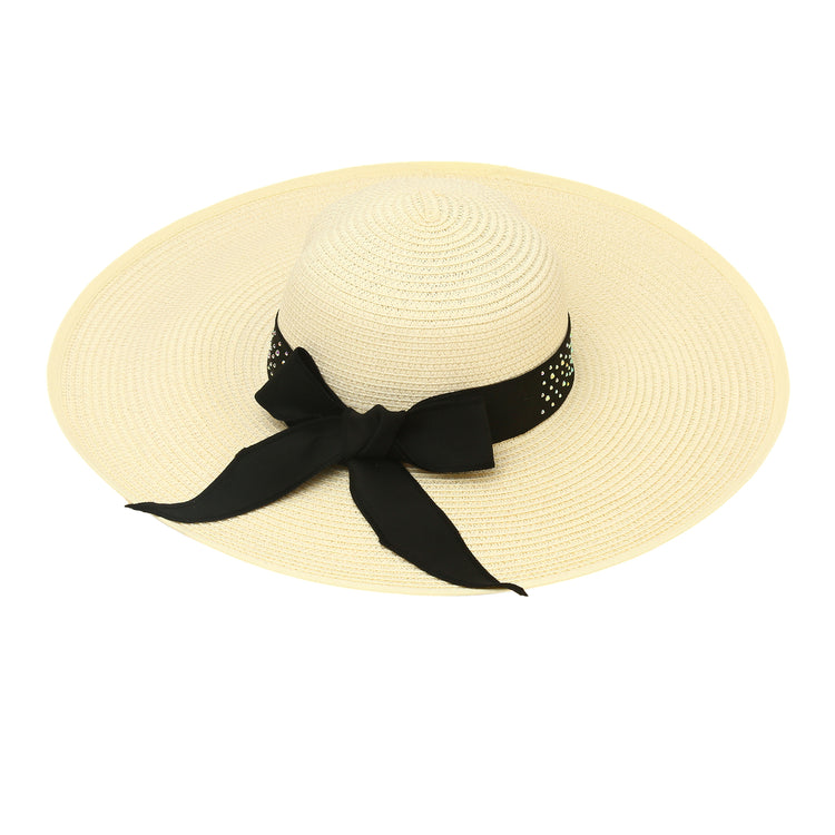 Kate Designer Beach Hat in Cream