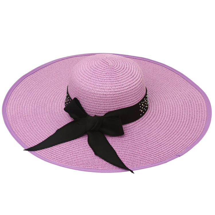 Kate Designer Beach Hat in Lilac