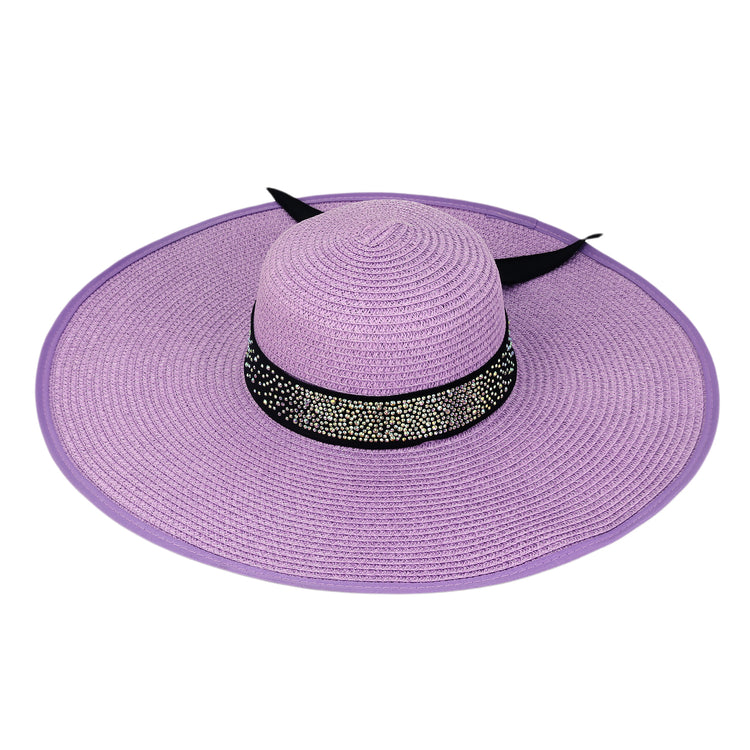 Kate Designer Beach Hat in Lilac