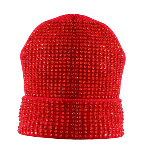 Scharlachrote Mütze in Rot