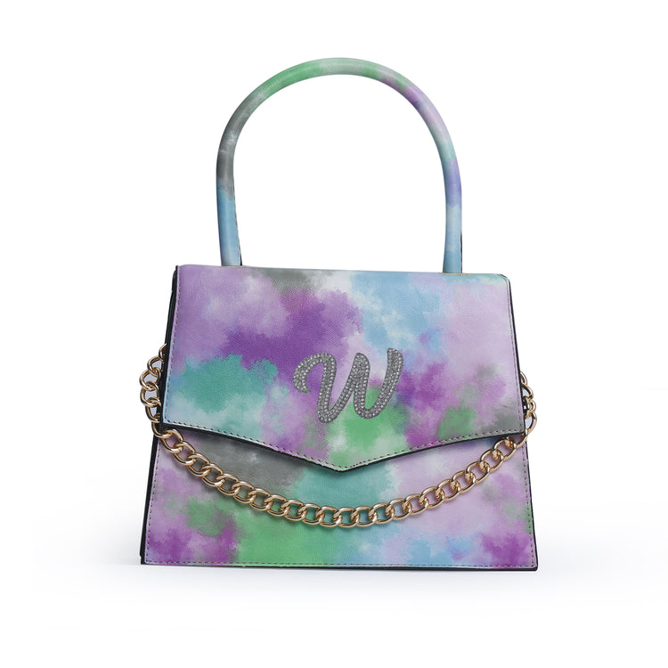 Bianca Purple Tie-Dye Handbag