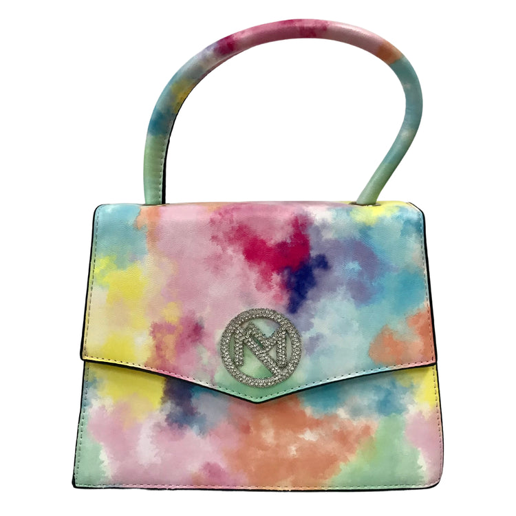 Bianca Pink Tie-Dye Handbag