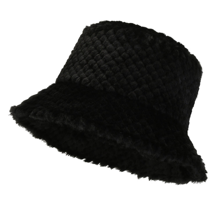 Joy Winter Bucket Hat in Black