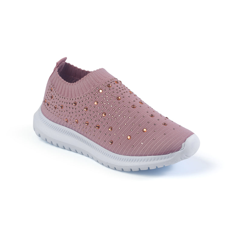 Pink Austrian Crystal McKinley Sports Shoes