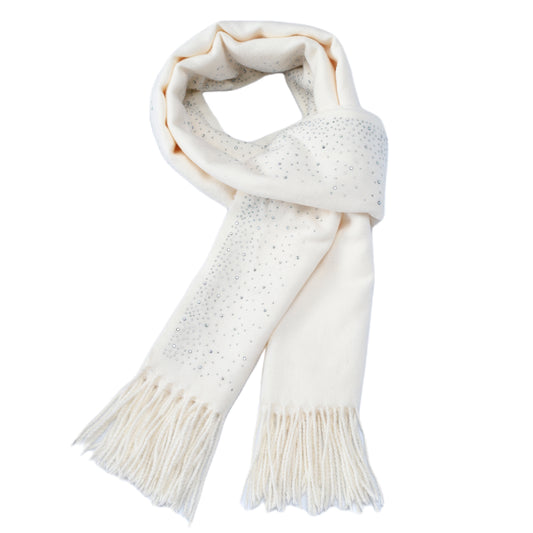 Lucia-sjaal in het wit