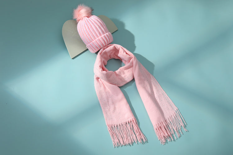 Lucia Scarf in Pink
