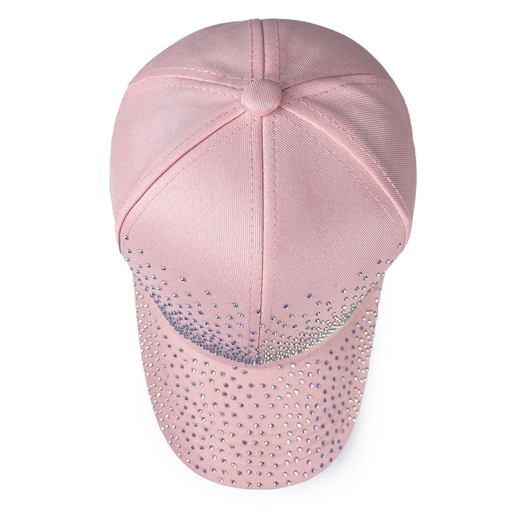 Eileen Crystal Hat in Pink