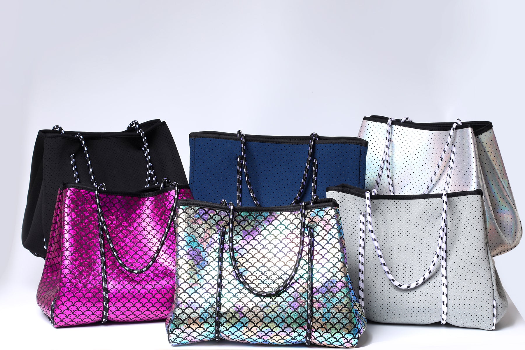 Alana Tote in Navy Blue