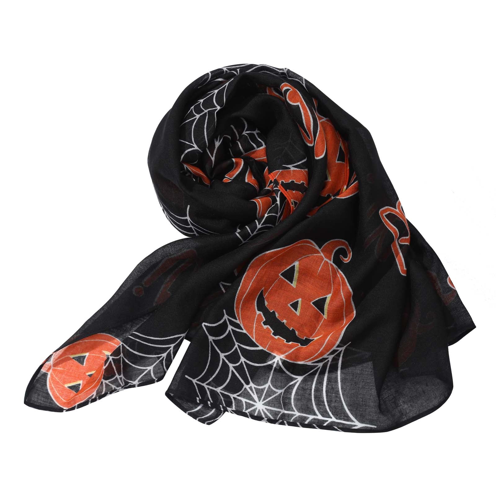 Halloween Scarf with Pumpkins!