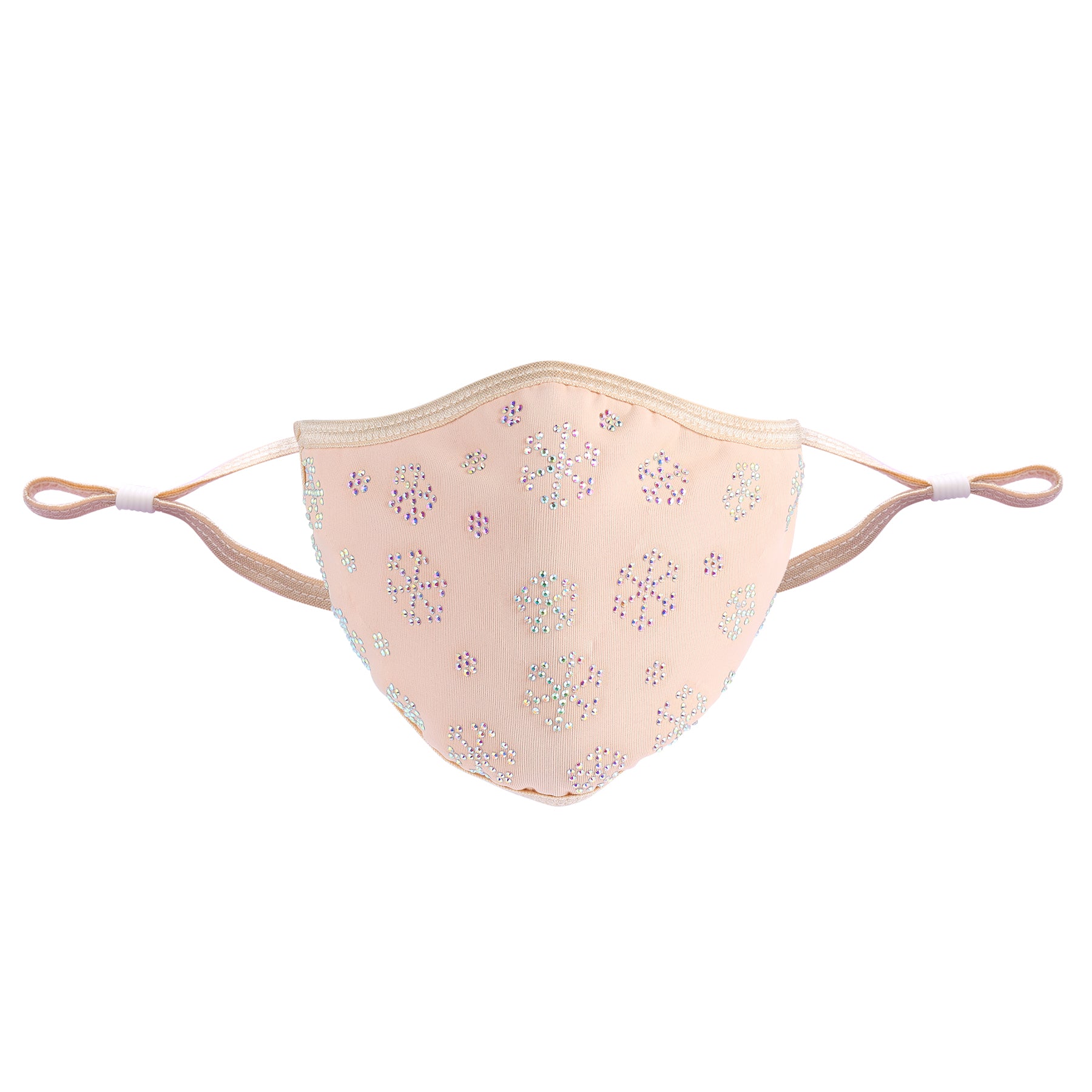 Christmas Collection - Small Snowflakes on Nude