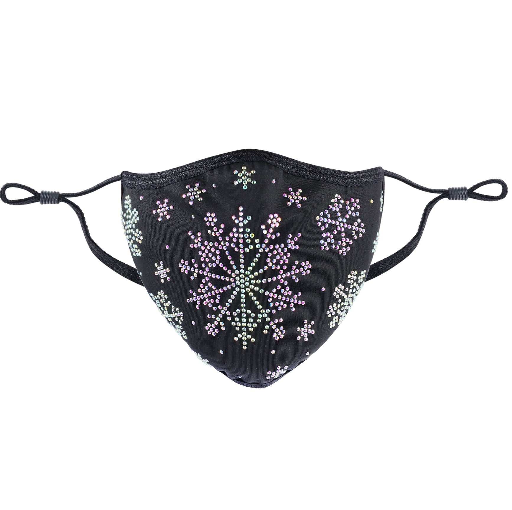 Christmas Collection - Designer Snowflake on Black