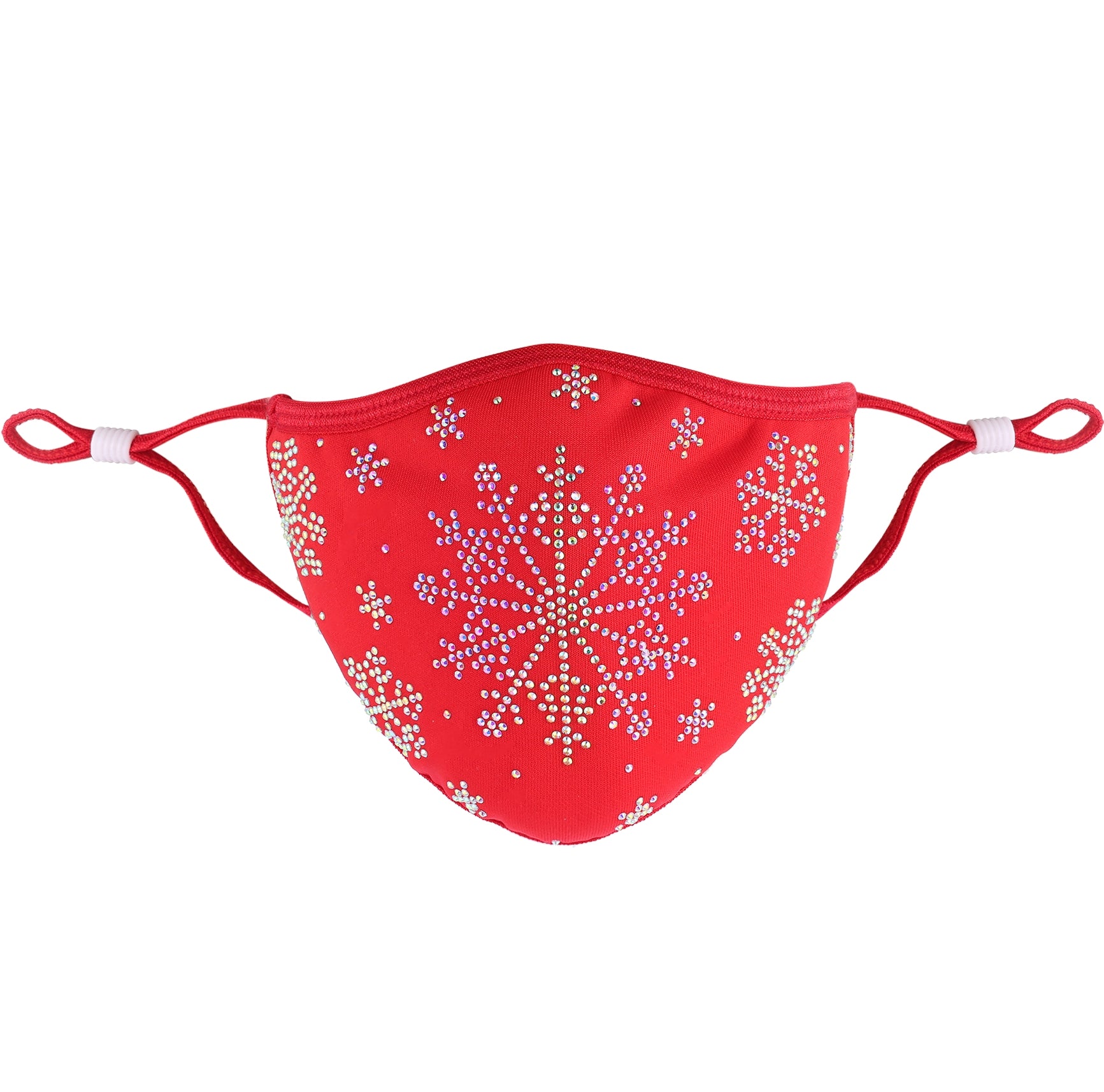 Christmas Collection - Designer Snowflake on Red