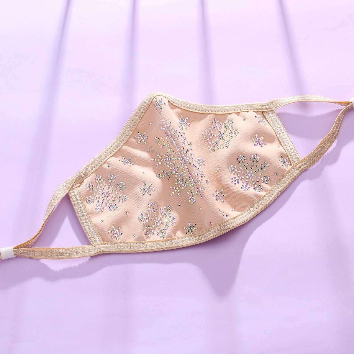 Christmas Collection - Designer Snowflake on Nude