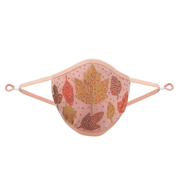 Fall Mask - Nude Big Leaf Design