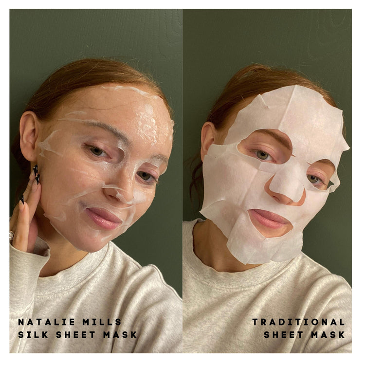 Collagen & Hyaluronic Acid Anti-Aging SILK Face Mask - Single