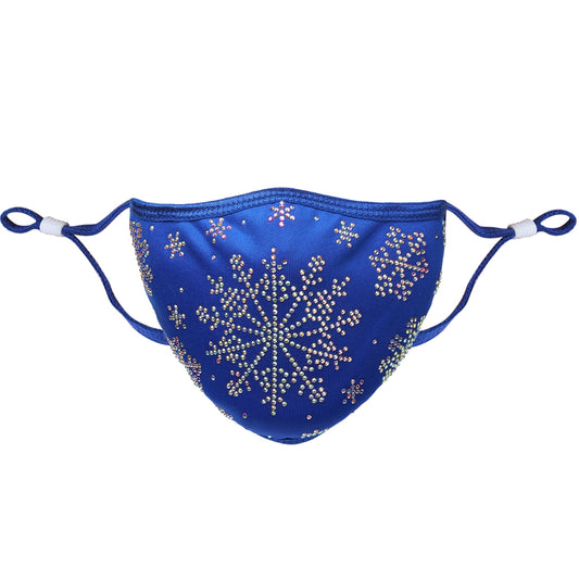 Christmas Collection - Designer Snowflake on Royal Blue