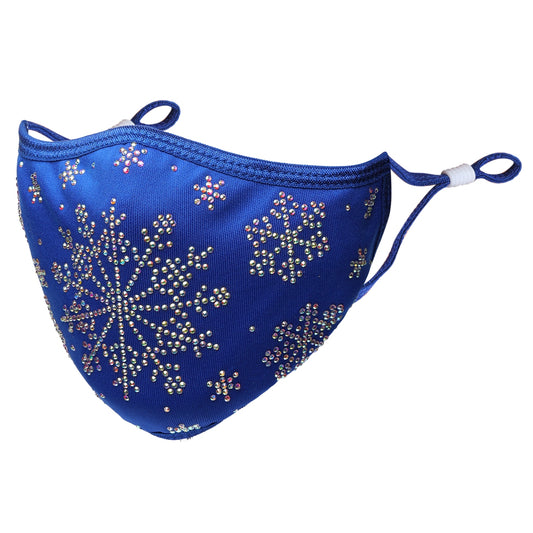Christmas Collection - Designer Snowflake on Royal Blue