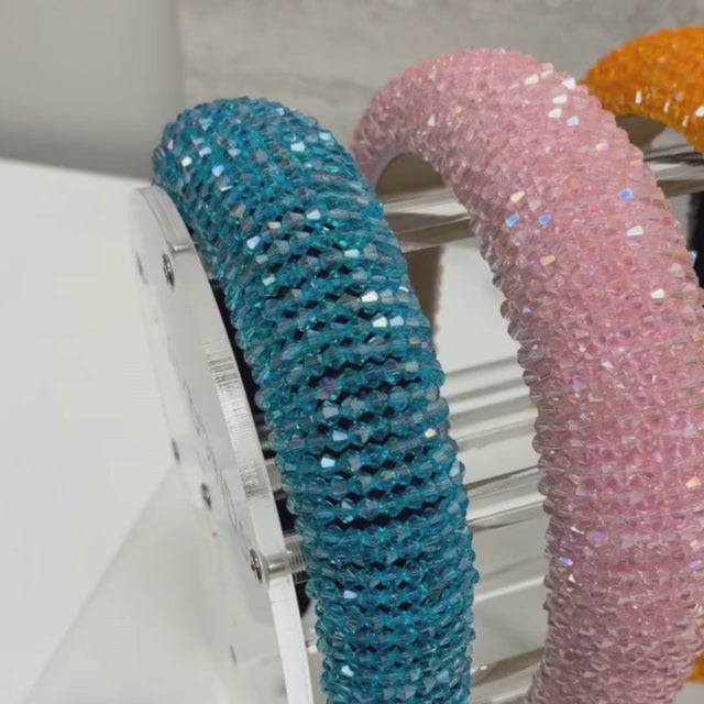 Load video: Iris Glamband in Dark Pink