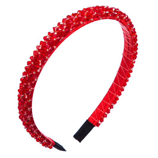 Finley Glamband in Red