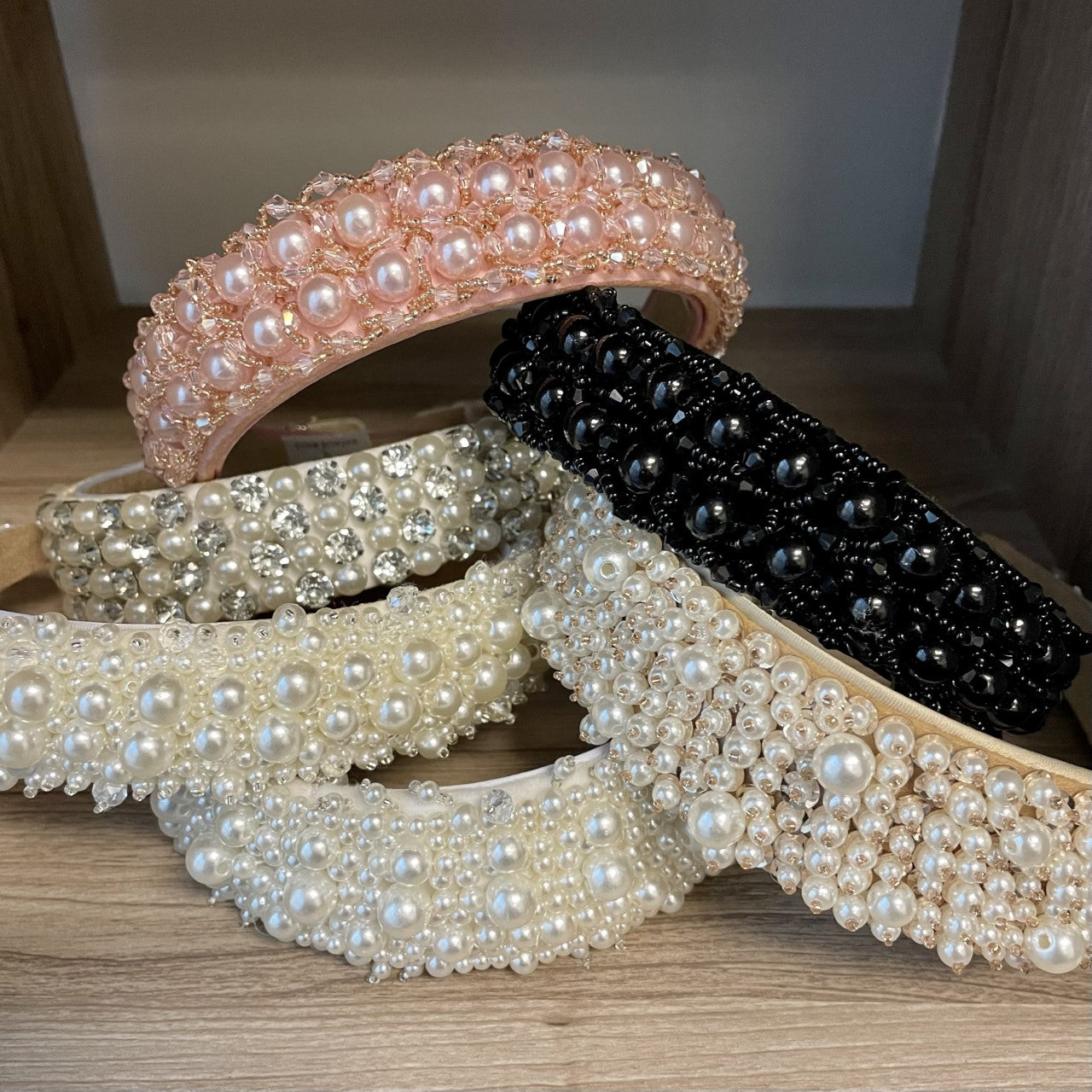 Anna Pearl 2in Glamband in Pink